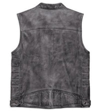 Harley Davidson Men's Distressed Leather Vest