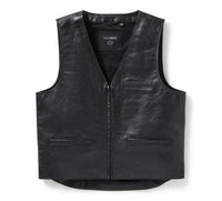 Harley Davidson Men's Bar & Shield Leather Vest