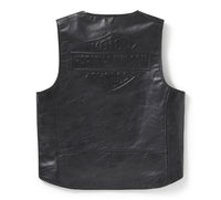 Harley Davidson Men's Bar & Shield Leather Vest