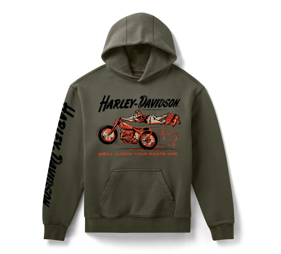 Harley-Davidson Men's H-D Knock Your Pants Off Pullover Fleece Hoodie