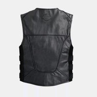 Leather Vest, Harley Davidson Leather Vest for Men