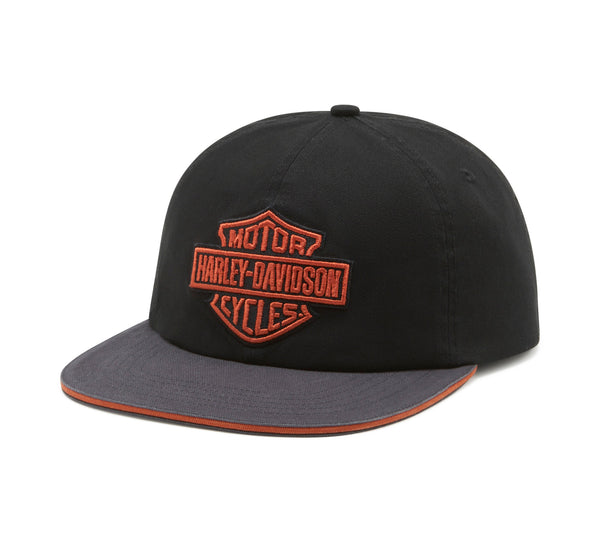 Bar & Shield Colorblock Panhead Fitted Cap