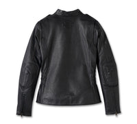 Women's H-D Flex Layering System Captains Leather Jacket Outer Layer