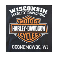Harley-Davidson® Men's Bar & Shield Pullover Fleece Hooded Sweatshirt, Black