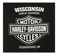 Harley-Davidson® Men's Profound Poly-Blend Crew-Neck Pullover Fleece Sweatshirt