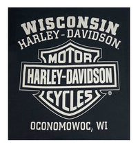 Harley-Davidson® Men's Corrosion Skull Short Sleeve Crew-Neck T-Shirt - Black