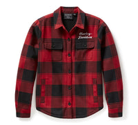 Women's H-D Buffalo Check Shirt Jacket