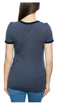 Harley-Davidson Women's Freedom Ride Embellished Short Sleeve Tee - Dark Gray