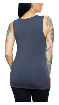 Harley-Davidson® Women's Race Ready Notched V-Neck Fullback Sleeveless Tank Top