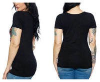 Harley-Davidson® Women's Embellished Me First Racing Short Sleeve V-Neck Tee