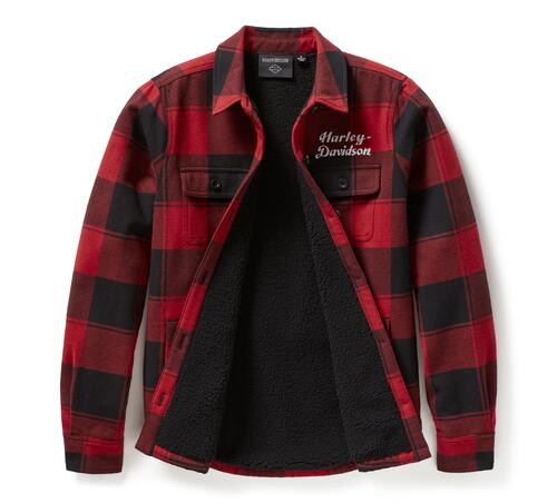 Women's H-D Buffalo Check Shirt Jacket