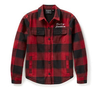 Women's H-D Buffalo Check Shirt Jacket