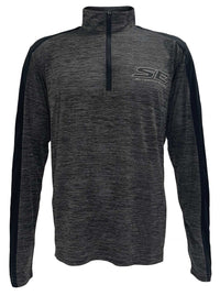 Harley-Davidson® Men's Screamin' Eagle Shadow 1/4-Zip Long Sleeve Pullover, Black