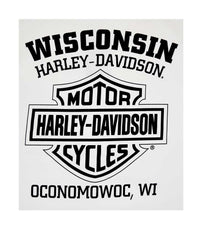 Harley-Davidson Men's Willie G Skull Tank Top, White Muscle T-Shirt 30296645